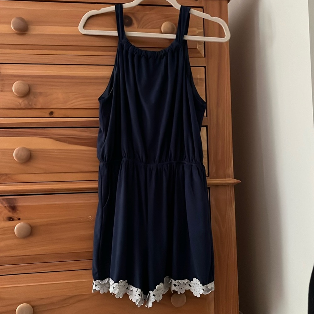 Navy Altar’d State Romper